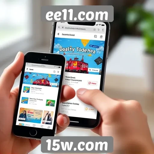 Experiência do usuário no ee11.com em dispositivos móveis